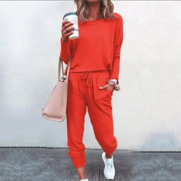 Two-piece Long Sleeved Harem Pants Lady T Fashions
