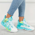 Women's Fashion Color Blocking Running Shoes - Non-Slip, Breathable, Shockproof Basketball Shoes for Comfort and Style! Lady T Fashions