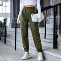 Multi-Color Casual Working Pants Multi-pocket Skinny Pants Lady T Fashions