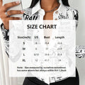 Women's Long Sleeve Casual Shirt - Spring&Fall Slim Fit Printed Blouse With Single Button Placket Lady T Fashions