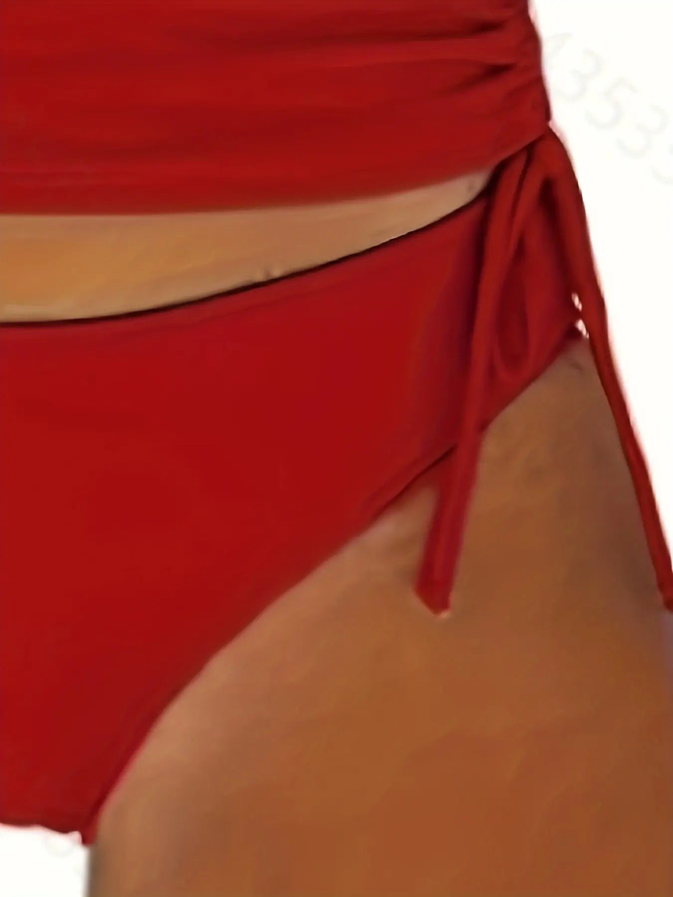 Women's Two-piece Casual Swimsuit P125 Red Lady T Fashions