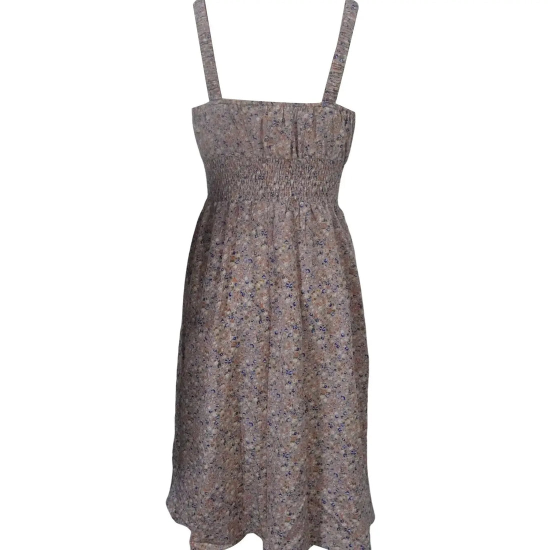 Ladies' V-neck Printed Floral Print Backless Elastic Shoulder Strap Fashionable A-list Dress Lady T Fashions
