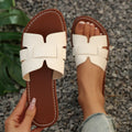 Plus Size Open Toe Flat Cool Women's Slippers Lady T Fashions