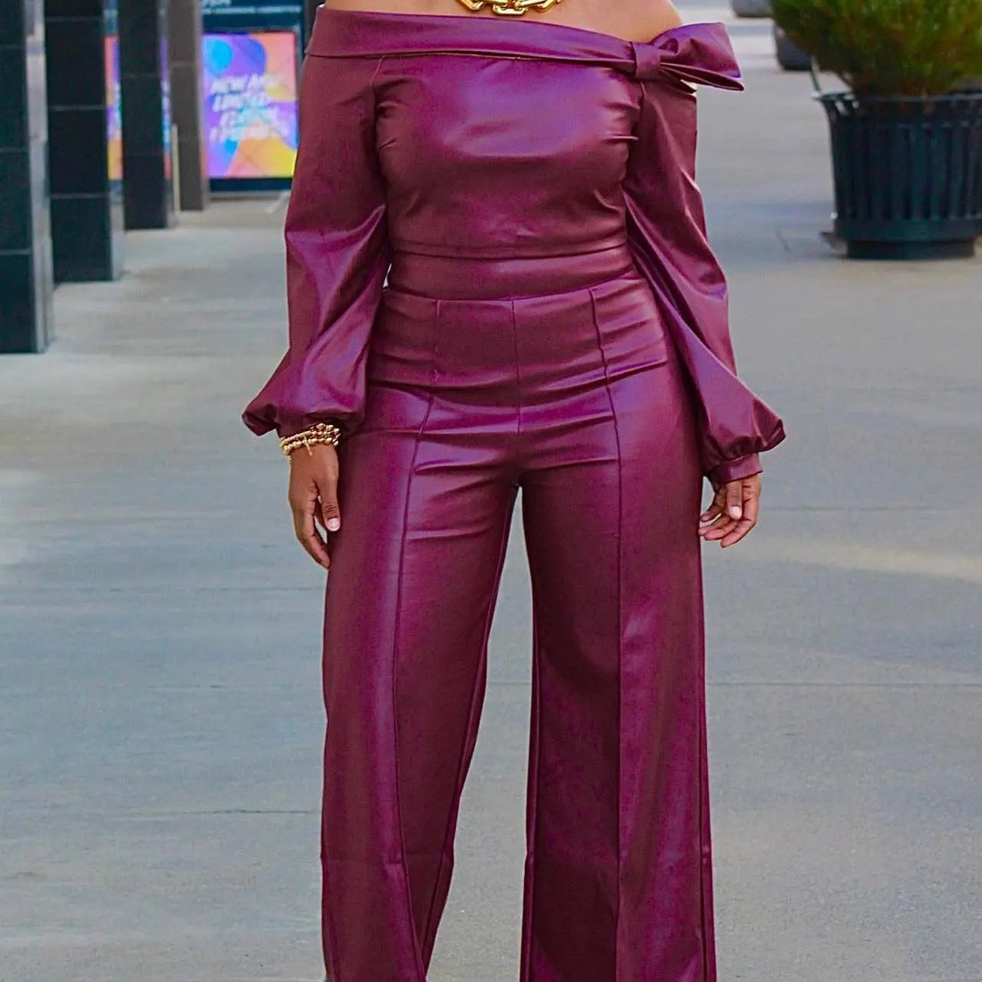 Personality Fashion Leather Suit Women Lady T Fashions
