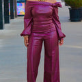 Personality Fashion Leather Suit Women Lady T Fashions