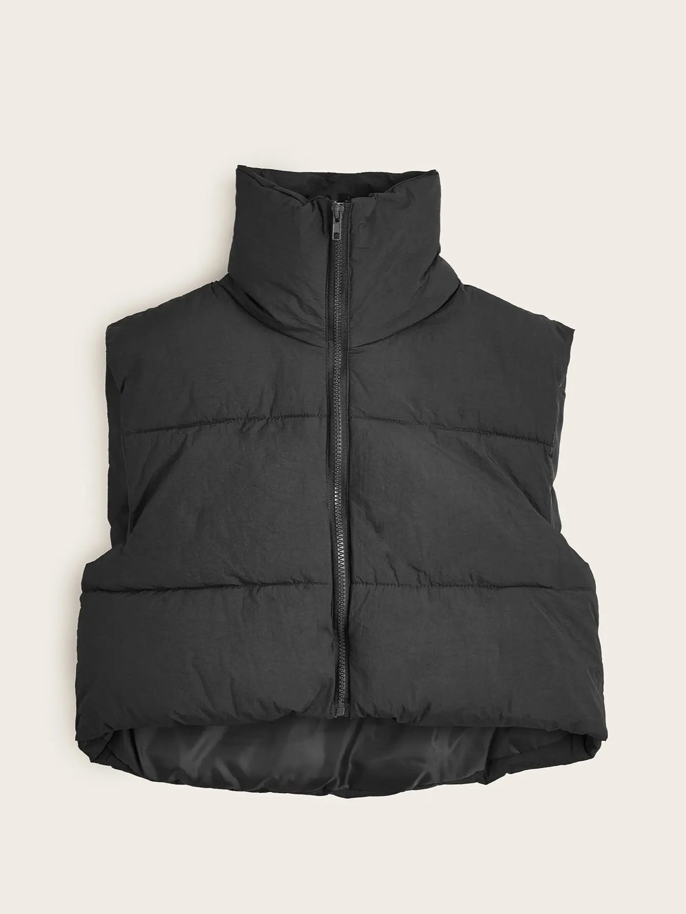 Women'S Sleeveless Vest - Vibrant Pink Slim-Fit Alternative Coat with Drawstring Hood, Zipper Front & Pockets for Fall/Winter Casual Wear, Casual Winter Wear | High Neckline Vest | Zippered Jacket Lady T Fashions