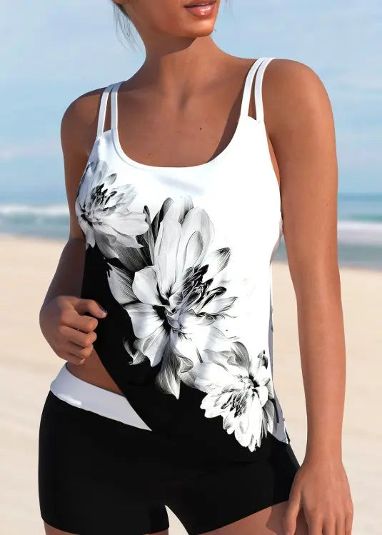 Ladies' Floral Printed Fashionable Camisole Vest Lady T Fashions
