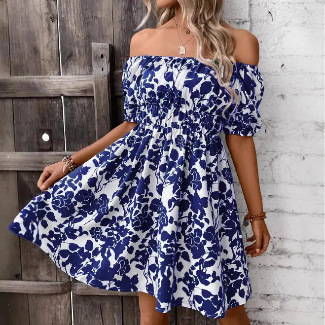 Comfort And Casual Commute Style Women's Printed Dress Lady T Fashions