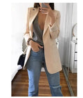 Lapel Slim Cardigan Temperament Blazer Lady T Fashions