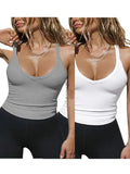 2-piece Knitted Vest Nun Top With A Base Layer Underneath Lady T Fashions