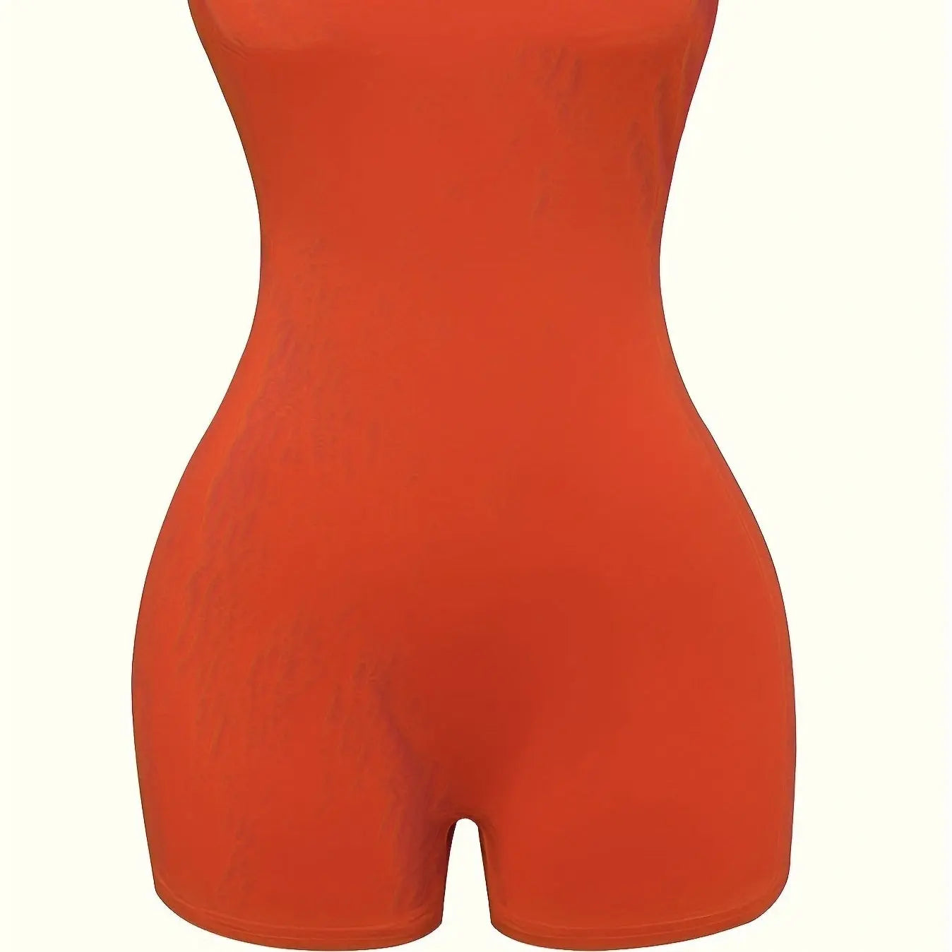Ladies' Solid Color Off Shoulder Tight Fitting European And American Style Sexy And Hot, Showing Off Figure Fashionable Jumpsuit Lady T Fashions