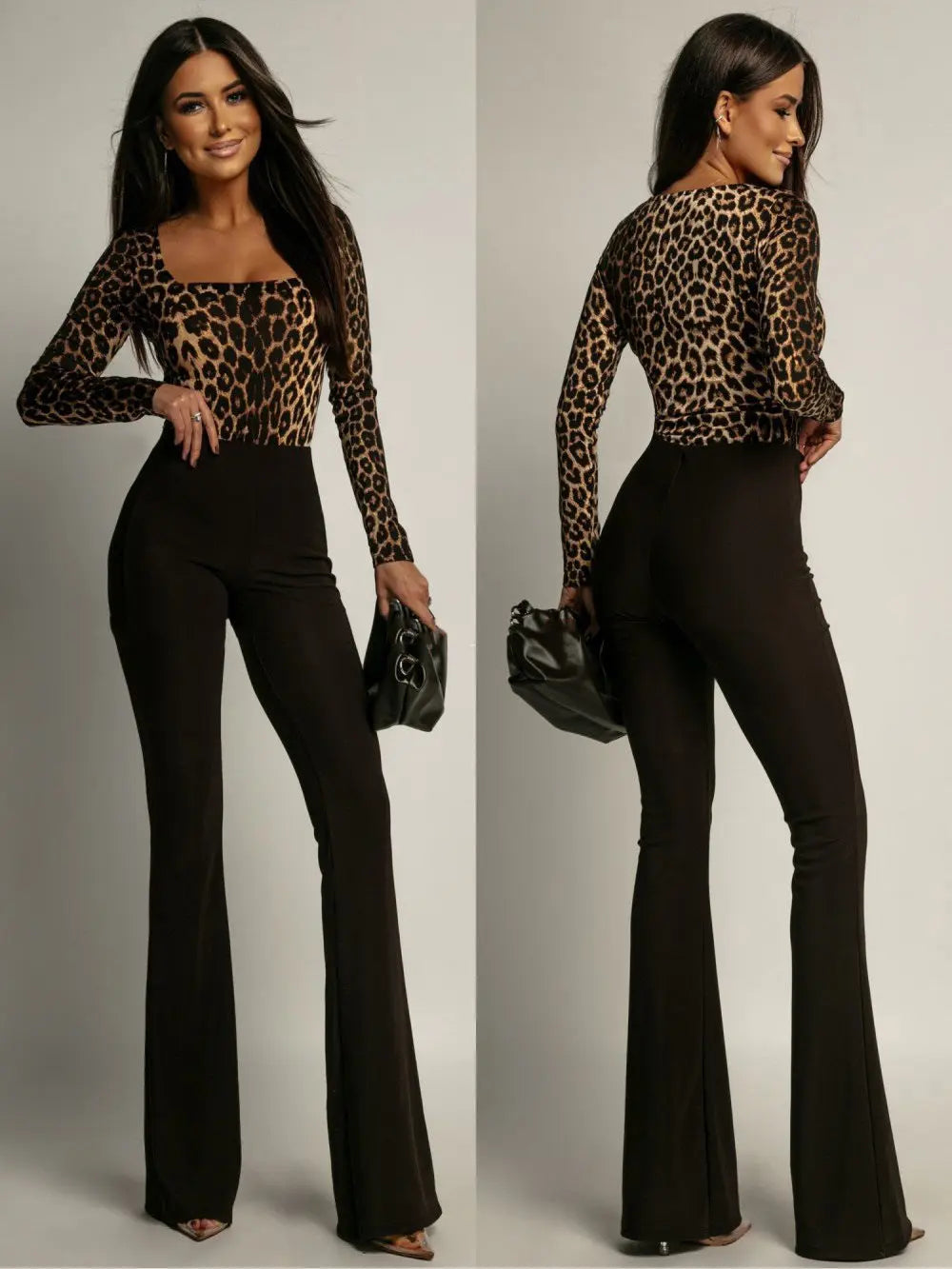 High Waist Solid Color Women's Pants Fashionable Casual Wide Leg Loose Women's Trousers Lady T Fashions