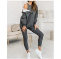 Women's Solid Color Vest Hoodie And Pants Set Lady T Fashions
