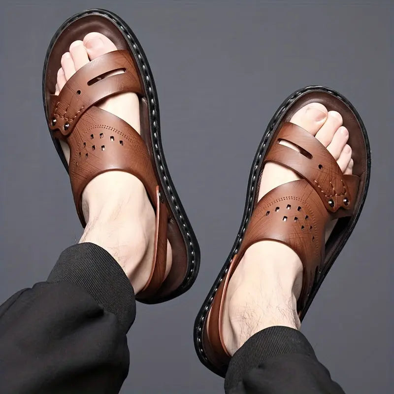 Lightweight Quick-Drying Men's Non-Slip Sandals, Comfy Beach Shoes for Summer Lady T Fashions