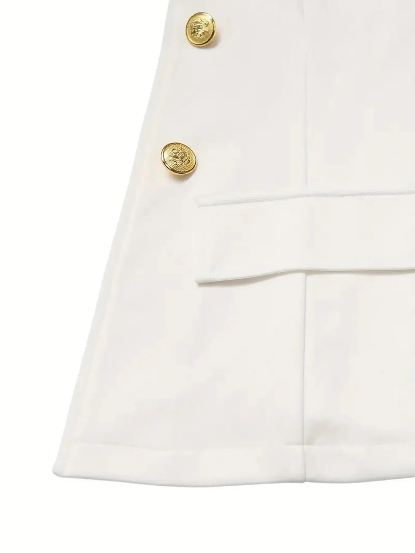 All Season Professional Women's Suit Set, Double Breasted Buttons, Gold Buttons, Essential For The Office, Women's Clothing For Autumn And Winter Seasons Lady T Fashions