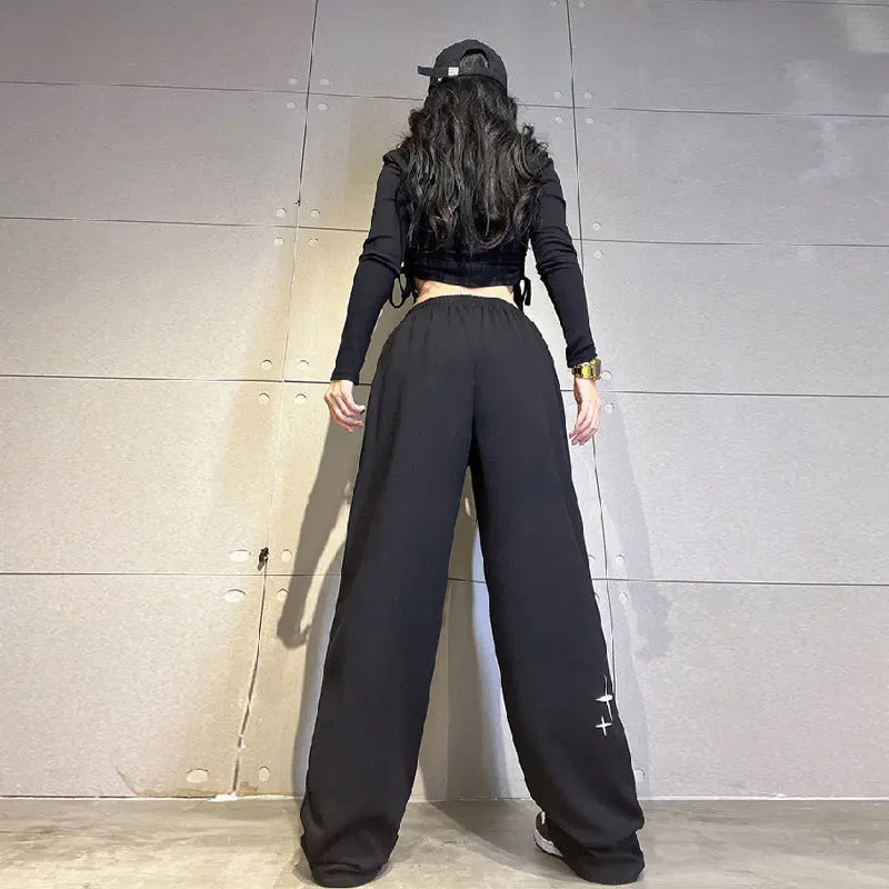 Women's Ankle-tied Two-purpose Sweatpants American Style Lady T Fashions
