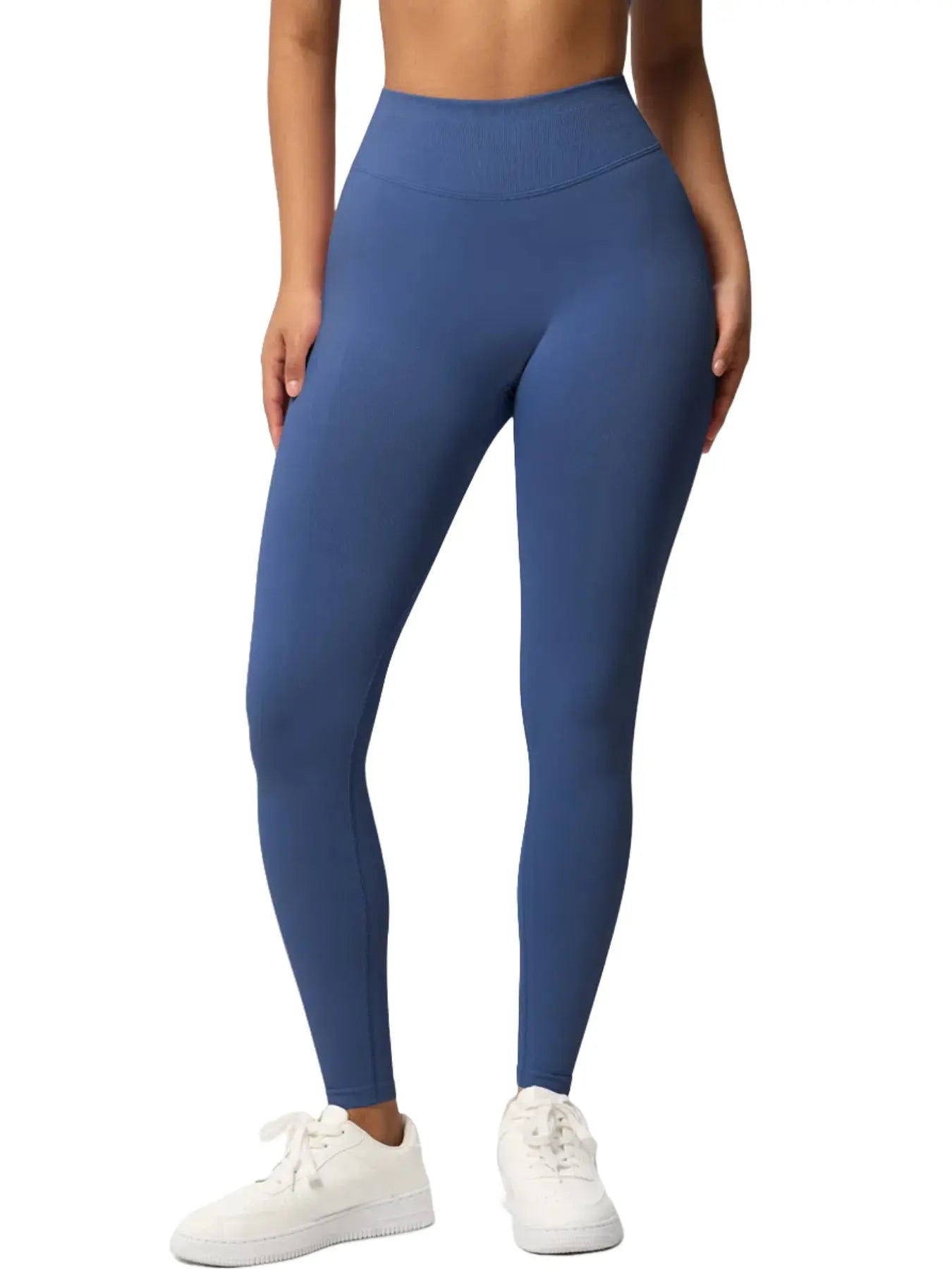 Sexy High Elastic Women's Solid Tights High Waist Workout Yoga Leggings, Scrunch Butt Lifting Elastic Pants, Tummy Control Butt Lifting Workout Yoga Athletic Pants Lady T Fashions