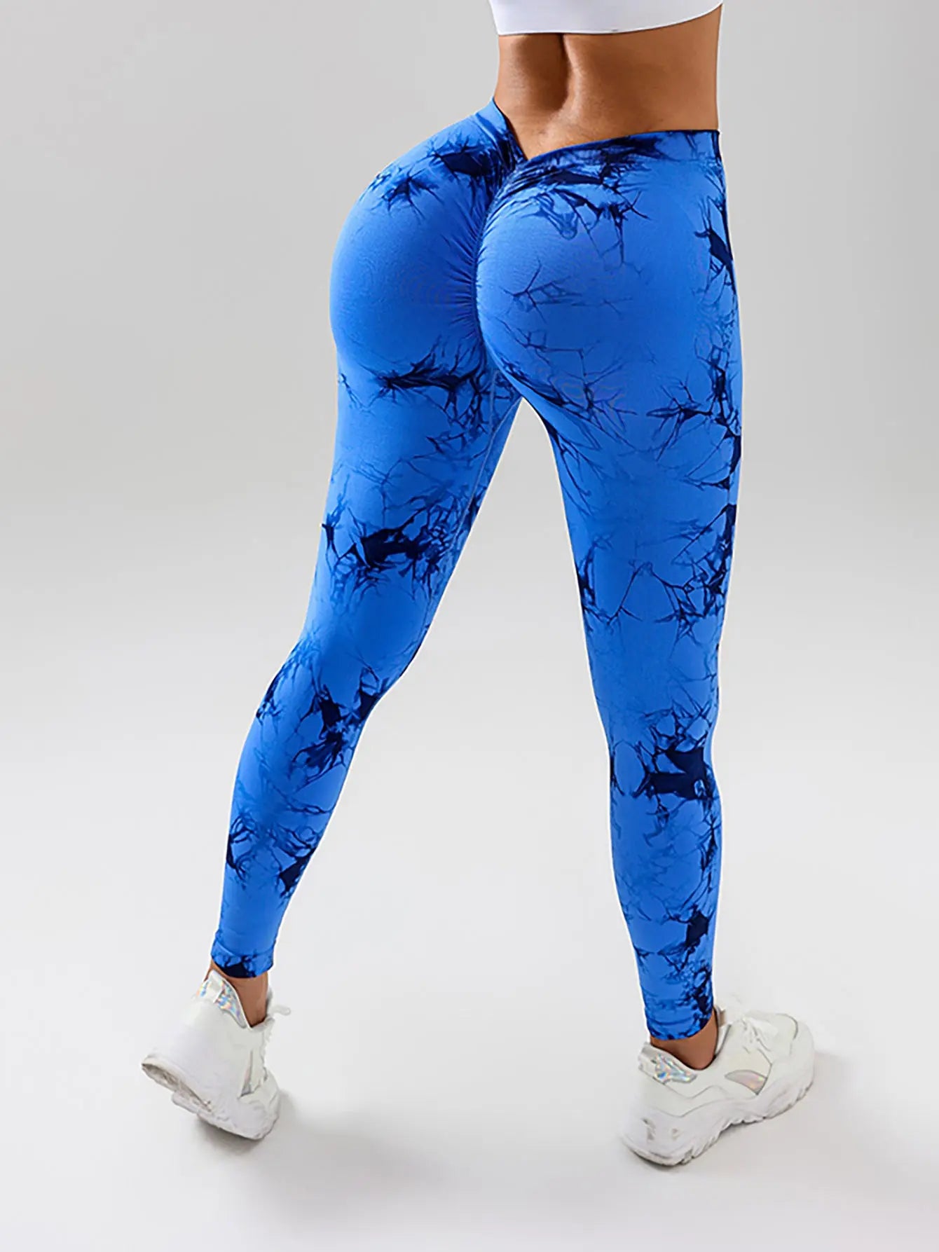Tie Dye Slimming Yoga Leggings, Butt Lifting High Stretch Casual Fitness Yoga Pants, Women's Activewear Lady T Fashions