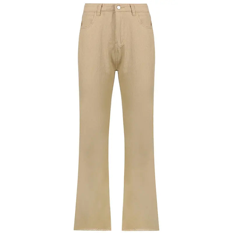 Spice Girl Style High Waist Slim Jeans Bell Bottoms Lady T Fashions