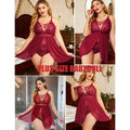 Plus Size Babydoll Womens Snap Crotch Lingerie V NeckLace Nighty Sleepwear Womenswear Comfort BasicMinimalist Spaghetti Strap Lingerie For Women Nightgown Lady T Fashions