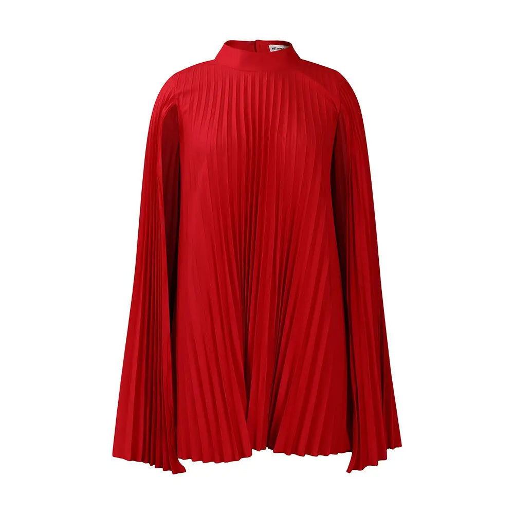 Cape Loose Pleated Plus Size African Dress Lady T Fashions