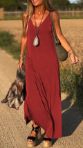 Female Sexy Trend V-neck Strap Dress Lady T Fashions