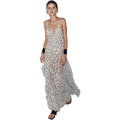 Street Shot Polka Dot Print Sleeveless Sling High Waist Dress Lady T Fashions