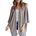 Bat Sleeve Waffle Gerson Women's Cardigan Lady T Fashions