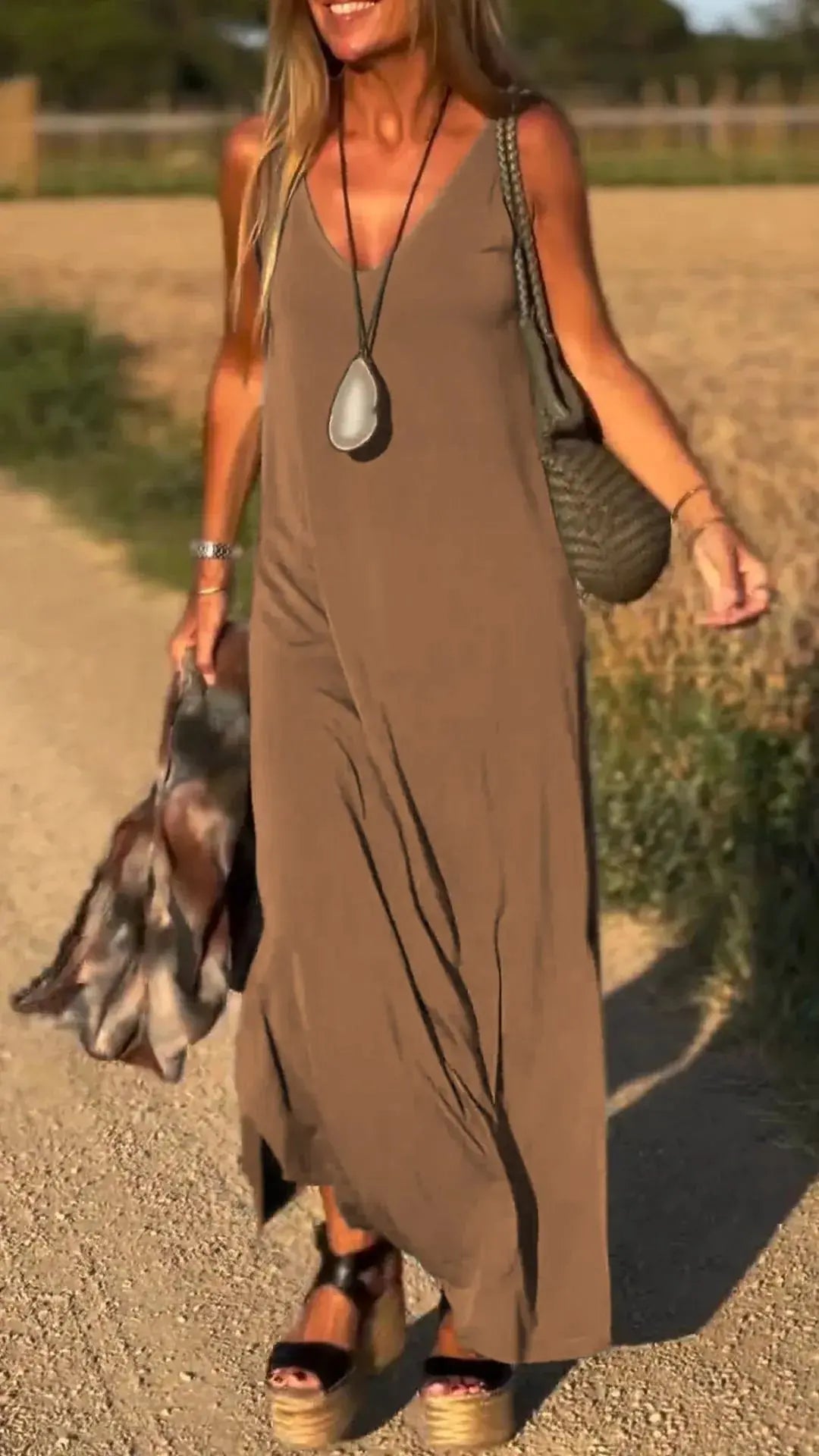 Female Sexy Trend V-neck Strap Dress Lady T Fashions