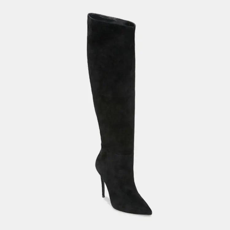 Stiletto Heels Pleated High Over The Knee Boots Lady T Fashions