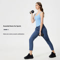 Quick-drying Breathable Running Fitness Straight Cropped Pants Ice Casual All-matching Lady T Fashions