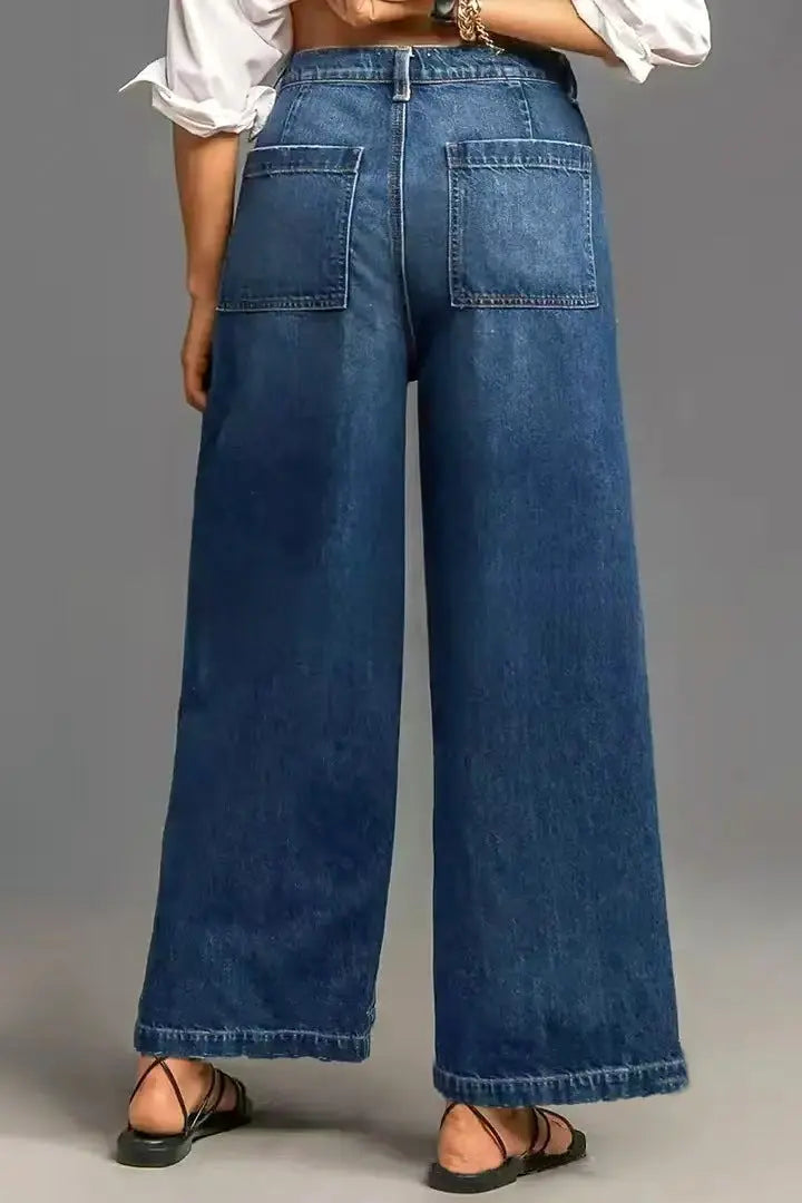 Stretch Wide-leg Pants Women's Loose Pants Lady T Fashions