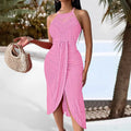Hip Hop Style Street Hipster Skirt Halter Sleeveless Asymmetric Skirt Lady T Fashions