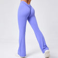Ladies' Hip Lifting Yoga V Waist Bell-bottom Pants Lady T Fashions