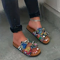 Women's Bow Tie Decor Slippers, Open Toe Round Toe Platform Slides, Women's Fashion Flat Shoes Lady T Fashions