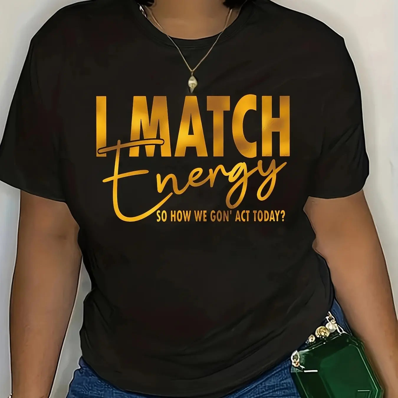 Plus Size Vibrant Energy Print T-Shirt - Relaxed Fit for Ultimate Comfort, Short Sleeves for Warm Weather, Perfect for Spring and Summer Seasons - Designed Exclusively for Plus Size Women, Part of Our Spring and Summer Collec Lady T Fashions