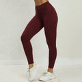 High Waist Yoga Pants For Women, Seamless, Scrunch Butt, Elastic, Ultra-Soft Comfort Fit, Solid Color Sports Leggings Lady T Fashions