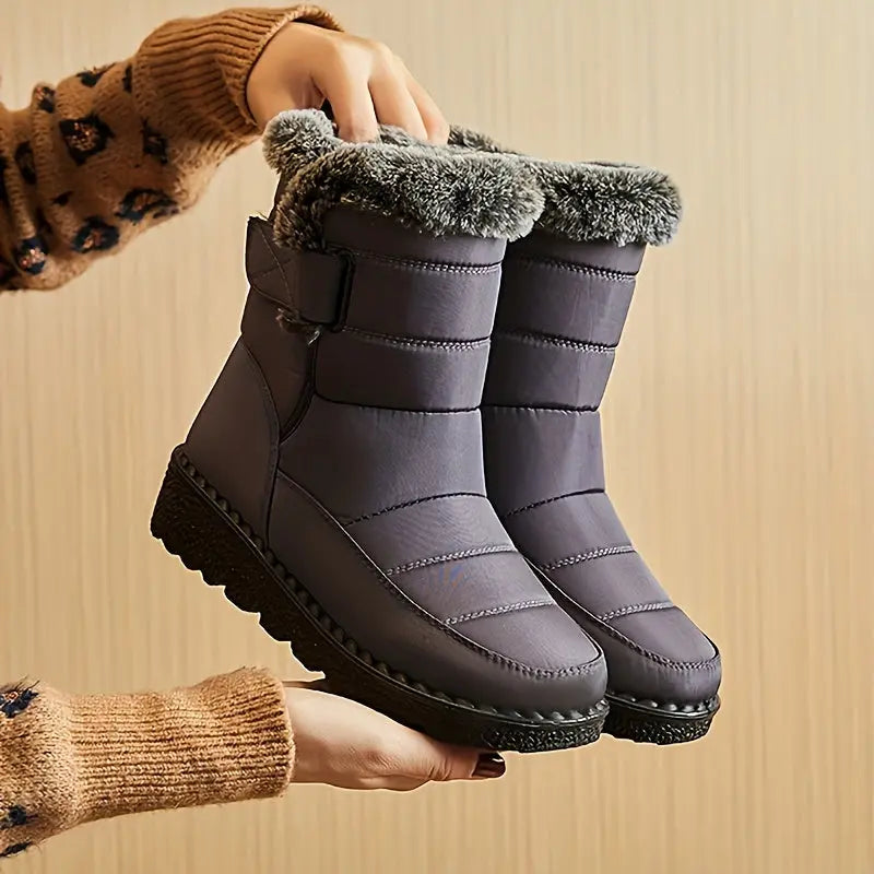 Winter Boots for Women New Long Plush Snow Boots Woman Platform Ankle Boots Warm Shoes Lady T Fashions