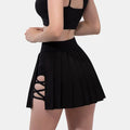 Pleated Exercise Skirt Anti-exposure Feather Tennis Yoga Skirts Lady T Fashions