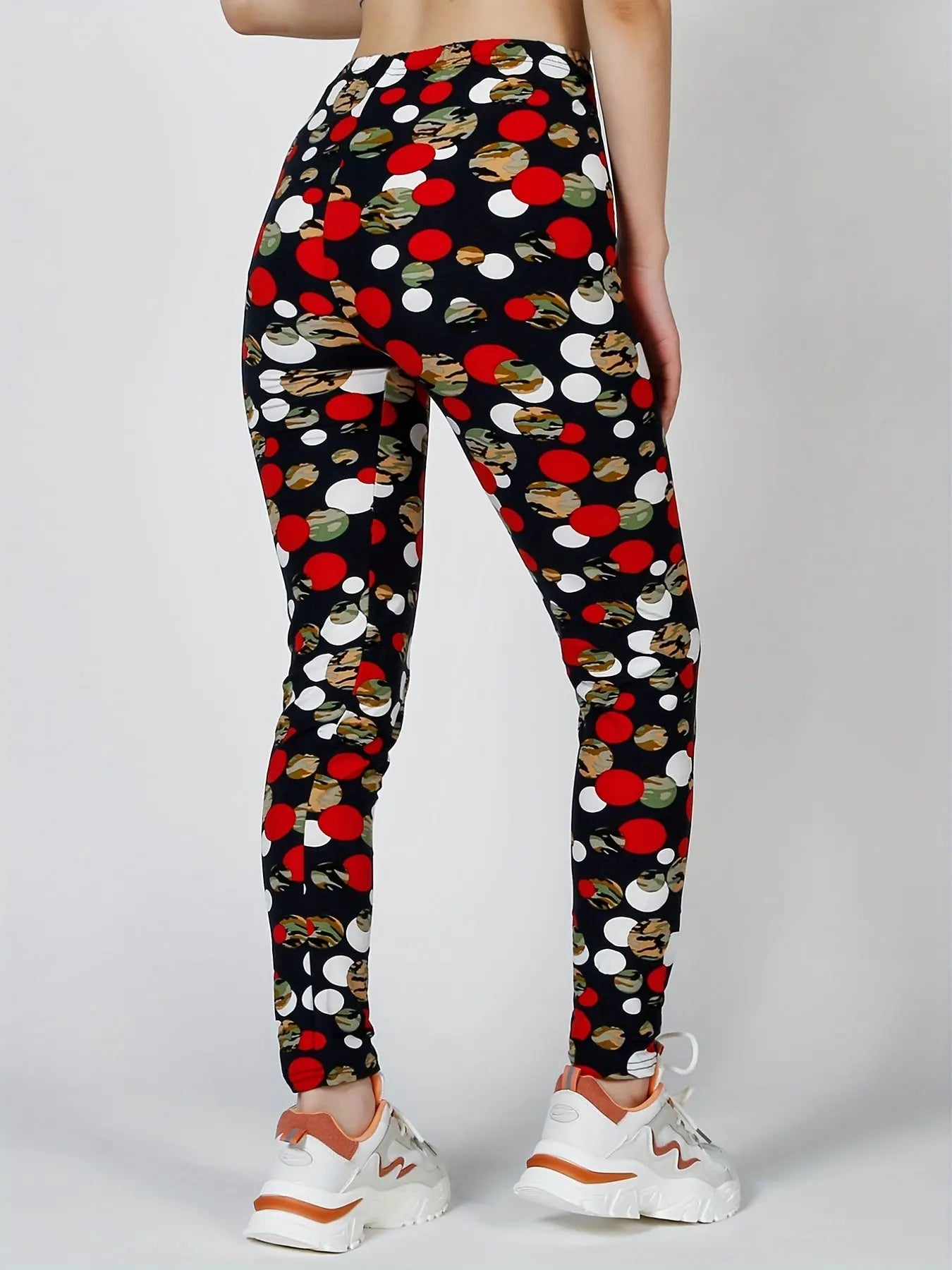 [Floral Leggings] High Waist Floral Printed Women's Leggings | Casual Sweatpants Pants Lady T Fashions
