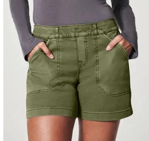 Women's High Waist Overalls Casual Pants Cotton And Linen Thin A- Line Lady T Fashions