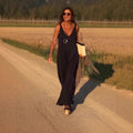 Female Sexy Trend V-neck Strap Dress Lady T Fashions