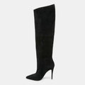 Stiletto Heels Pleated High Over The Knee Boots Lady T Fashions