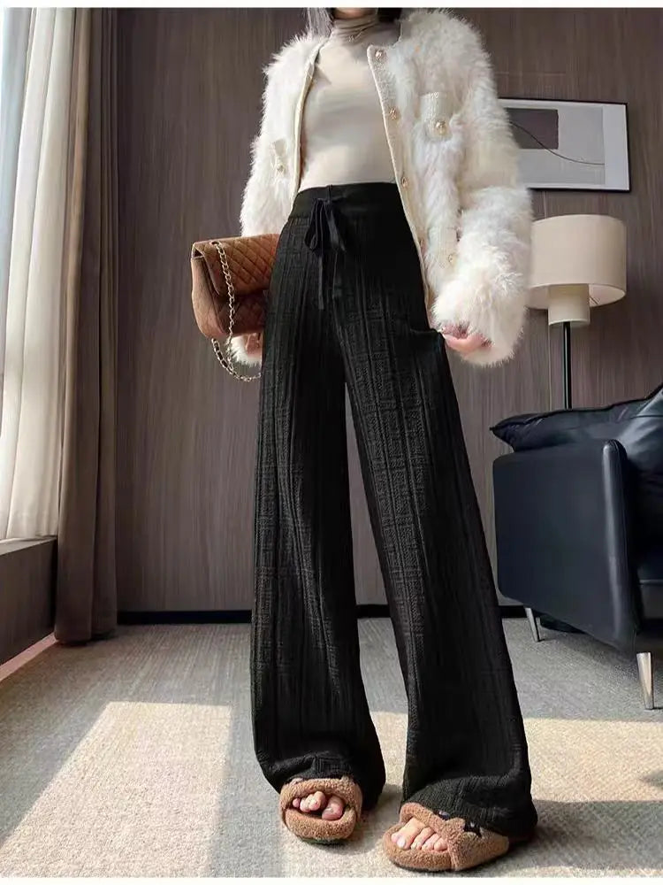 Loose Slimming Mop Draping Pants For Women Lady T Fashions