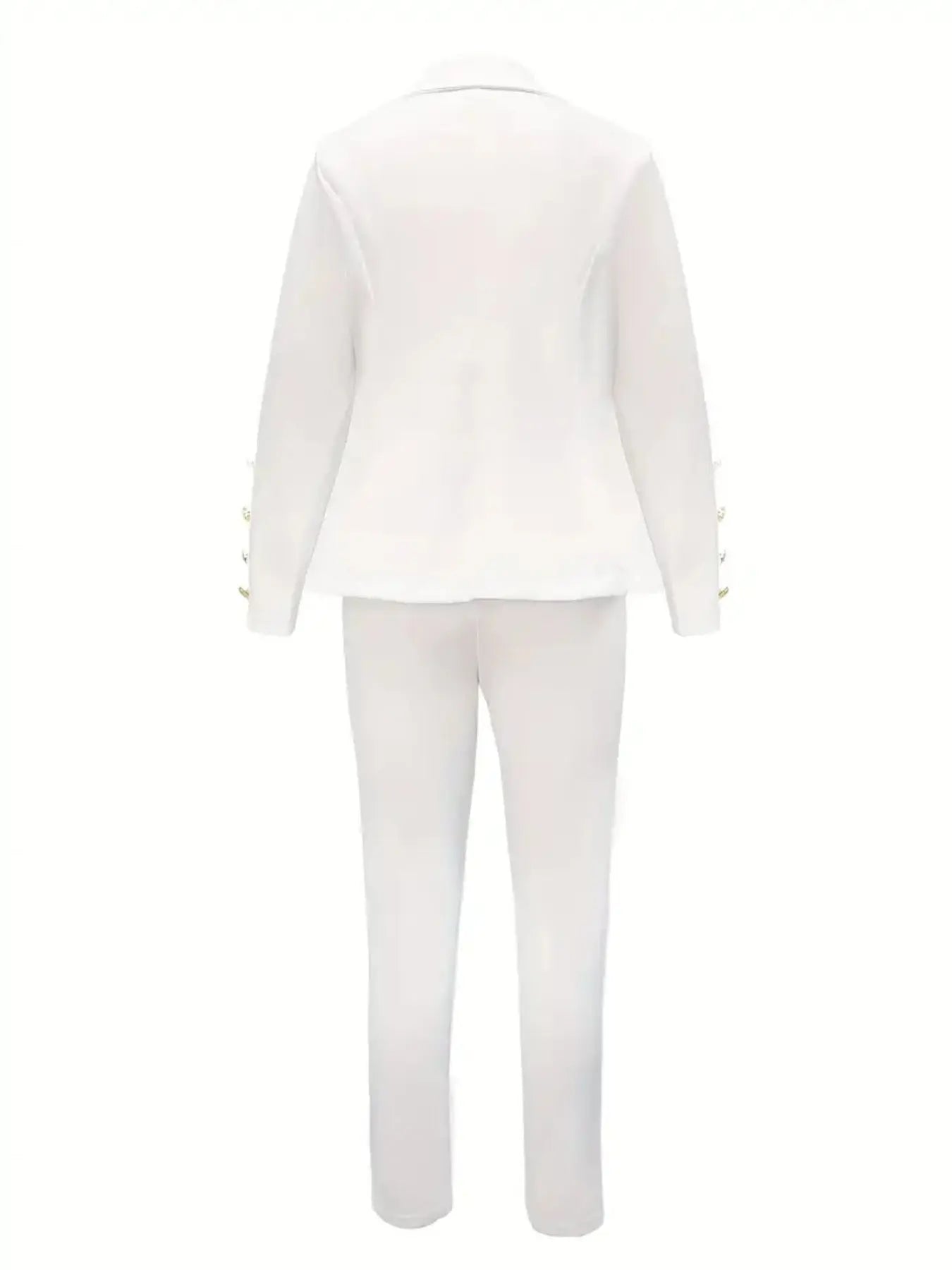 All Season Professional Women's Suit Set, Double Breasted Buttons, Gold Buttons, Essential For The Office, Women's Clothing For Autumn And Winter Seasons Lady T Fashions