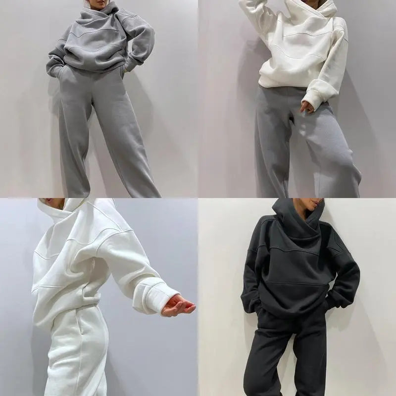 Fashion Casual Foreign Trade Sweater Suit Lady T Fashions