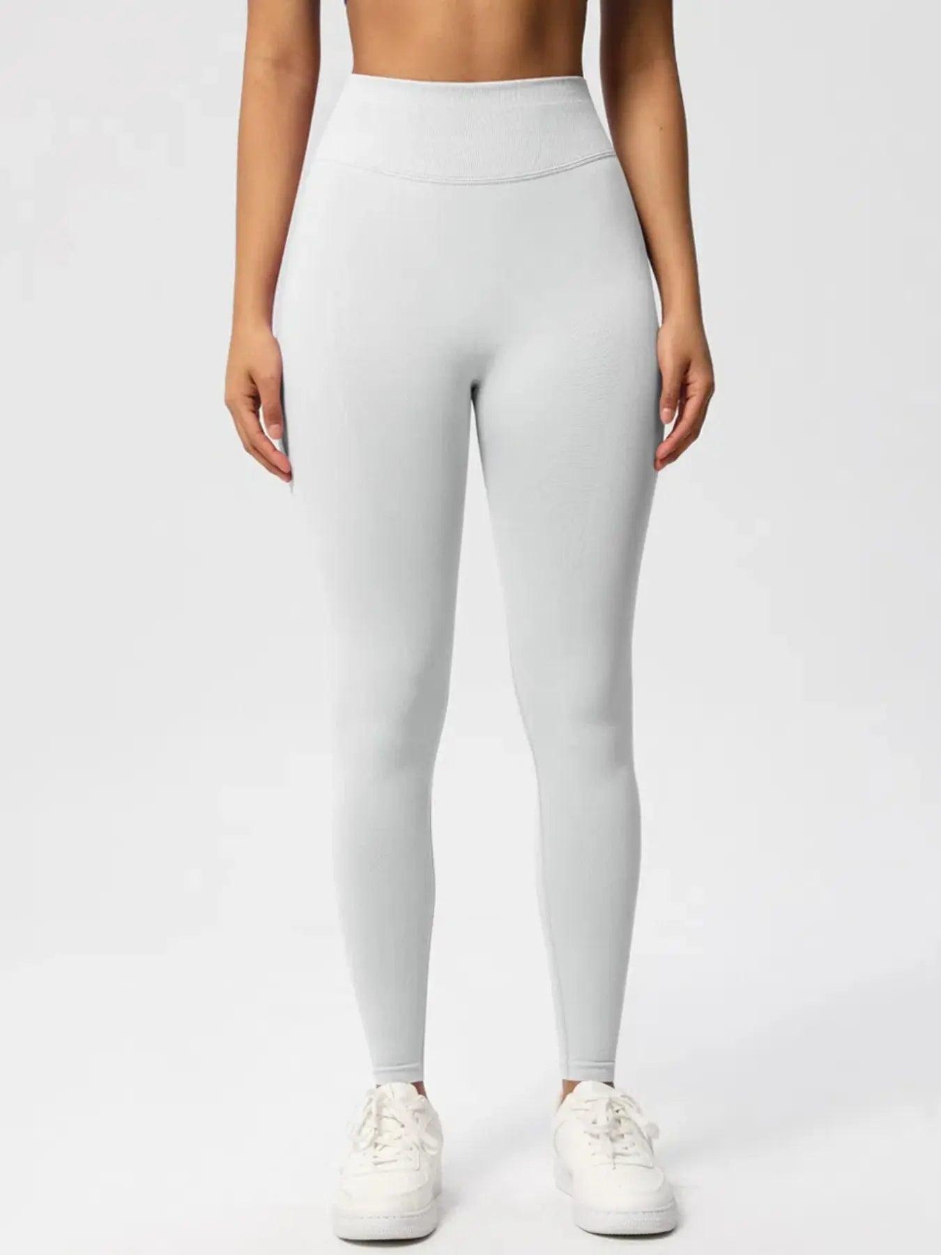 Sexy High Elastic Women's Solid Tights High Waist Workout Yoga Leggings, Scrunch Butt Lifting Elastic Pants, Tummy Control Butt Lifting Workout Yoga Athletic Pants Lady T Fashions