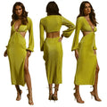 Autumn Fashion Pressed Pleated Waistless Women's Dresses Lady T Fashions