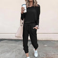 Two-piece Long Sleeved Harem Pants Lady T Fashions