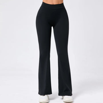 Ladies' Hip Lifting Yoga V Waist Bell-bottom Pants Lady T Fashions